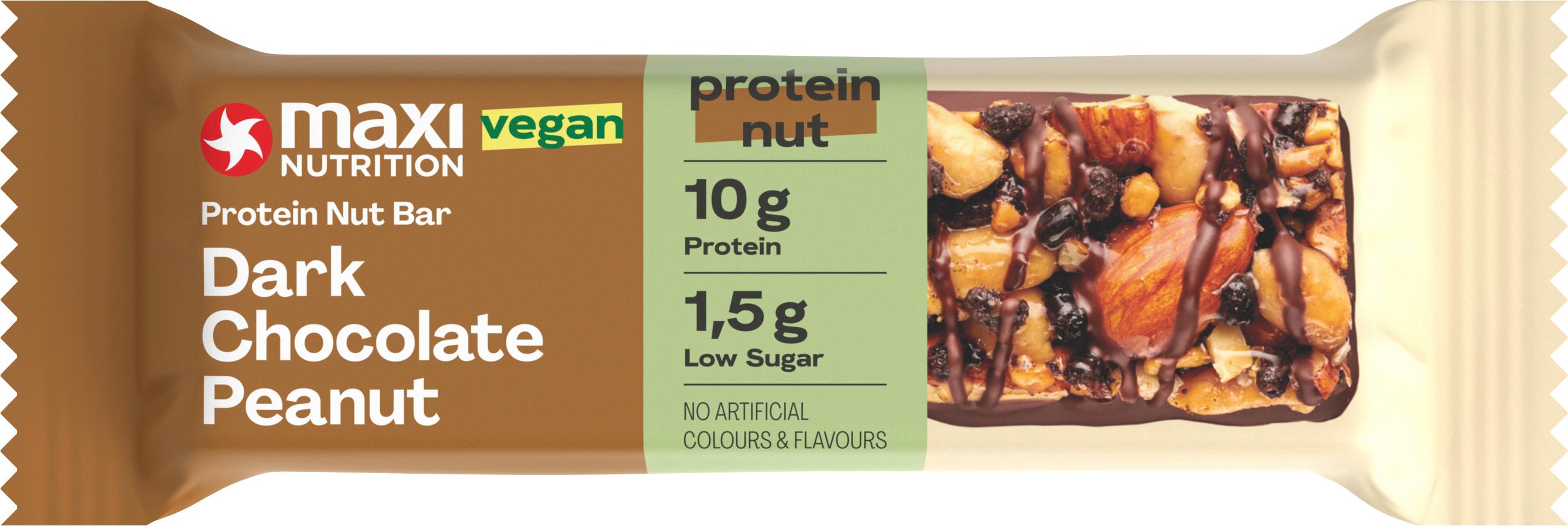 maxi nutrition Proteinriegel Dark Chocolate Peanut