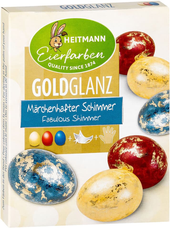 HEITMANN Eierfarben Goldglanz