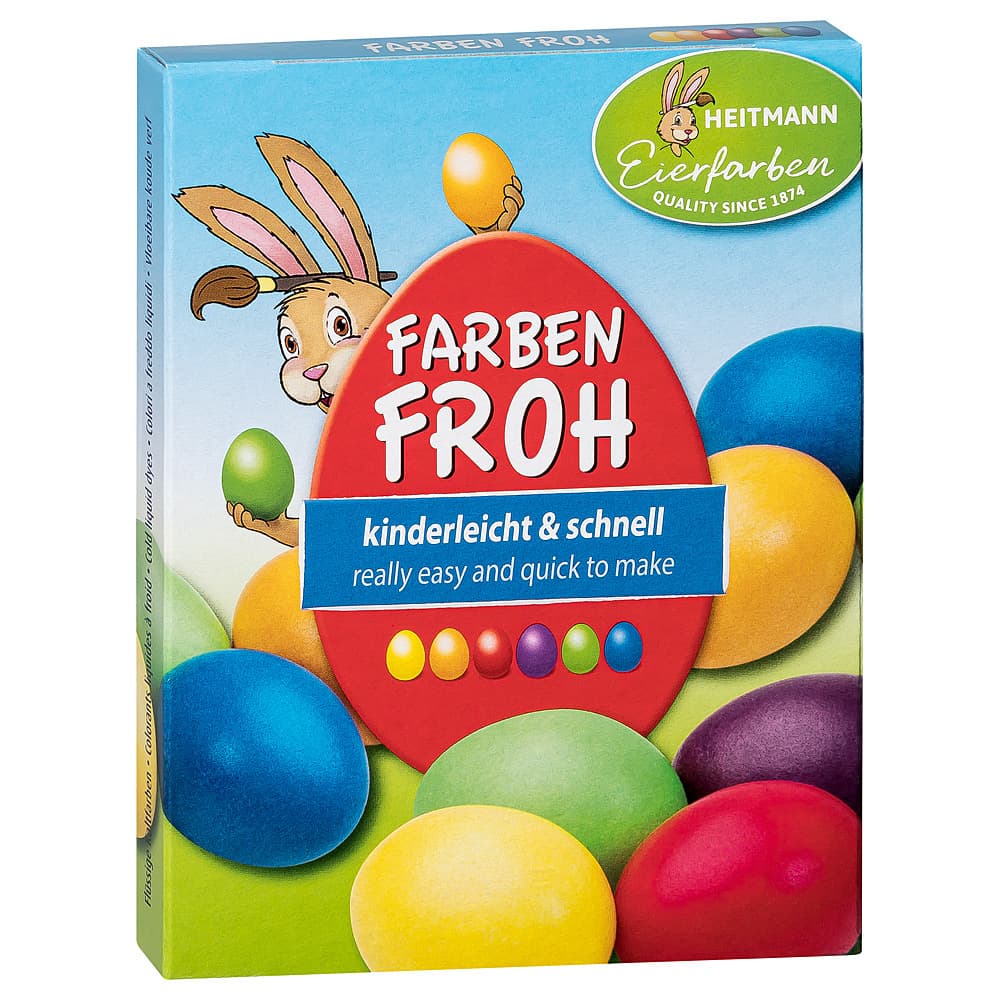 HEITMANN Eierfarben Farben Froh