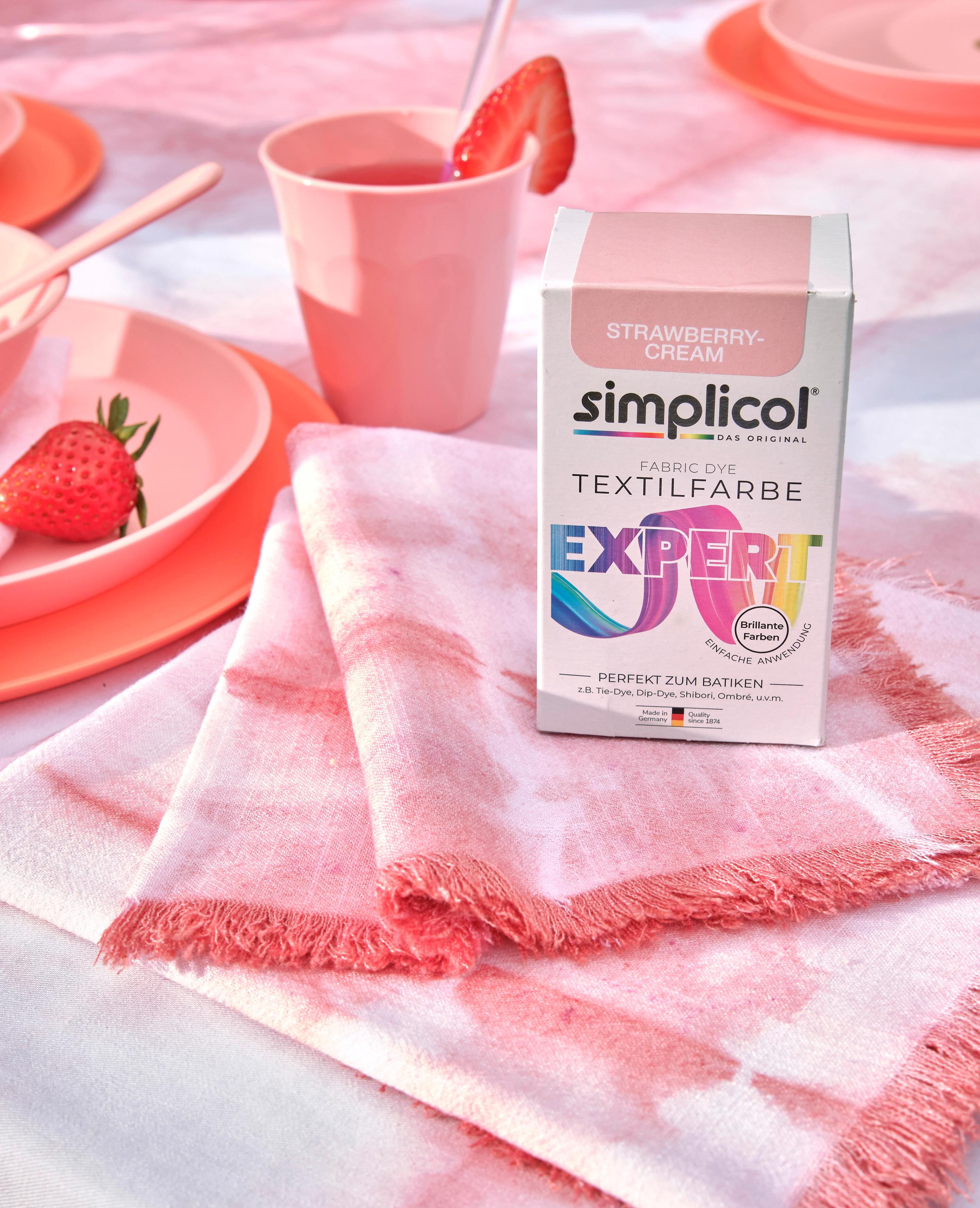 Produktbild simplicol Textilfarbe intensiv Strawberry-Cream 8 von 10