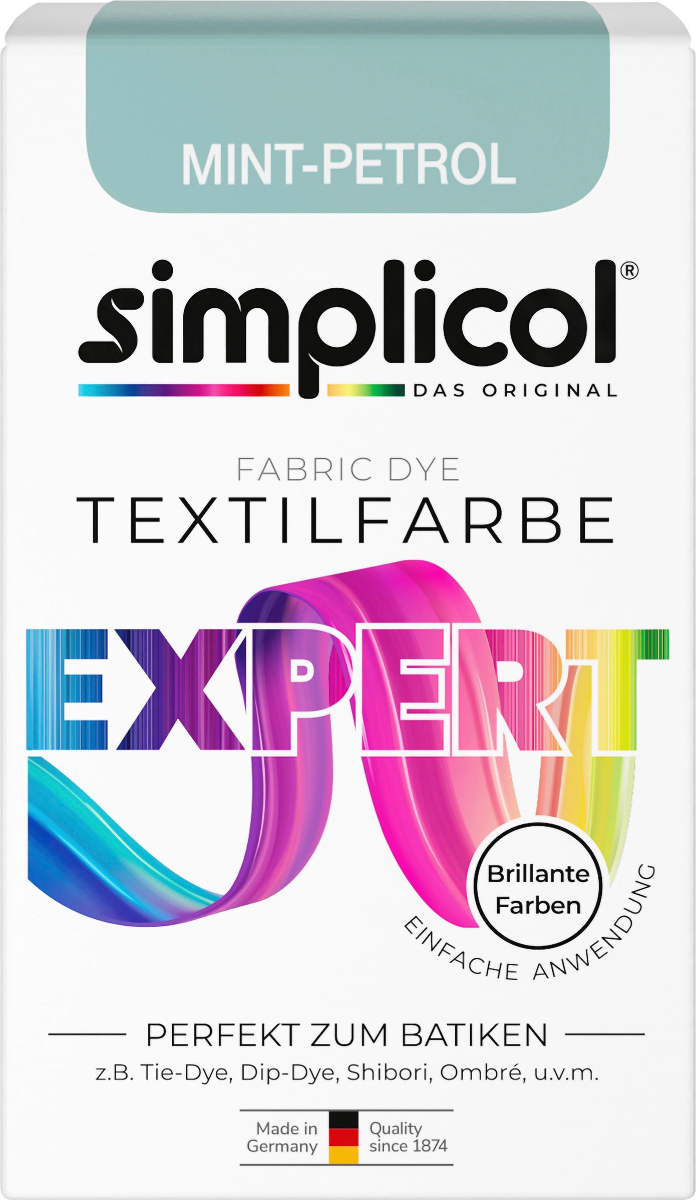 simplicol Textilfarbe Expert Mint-Petrol