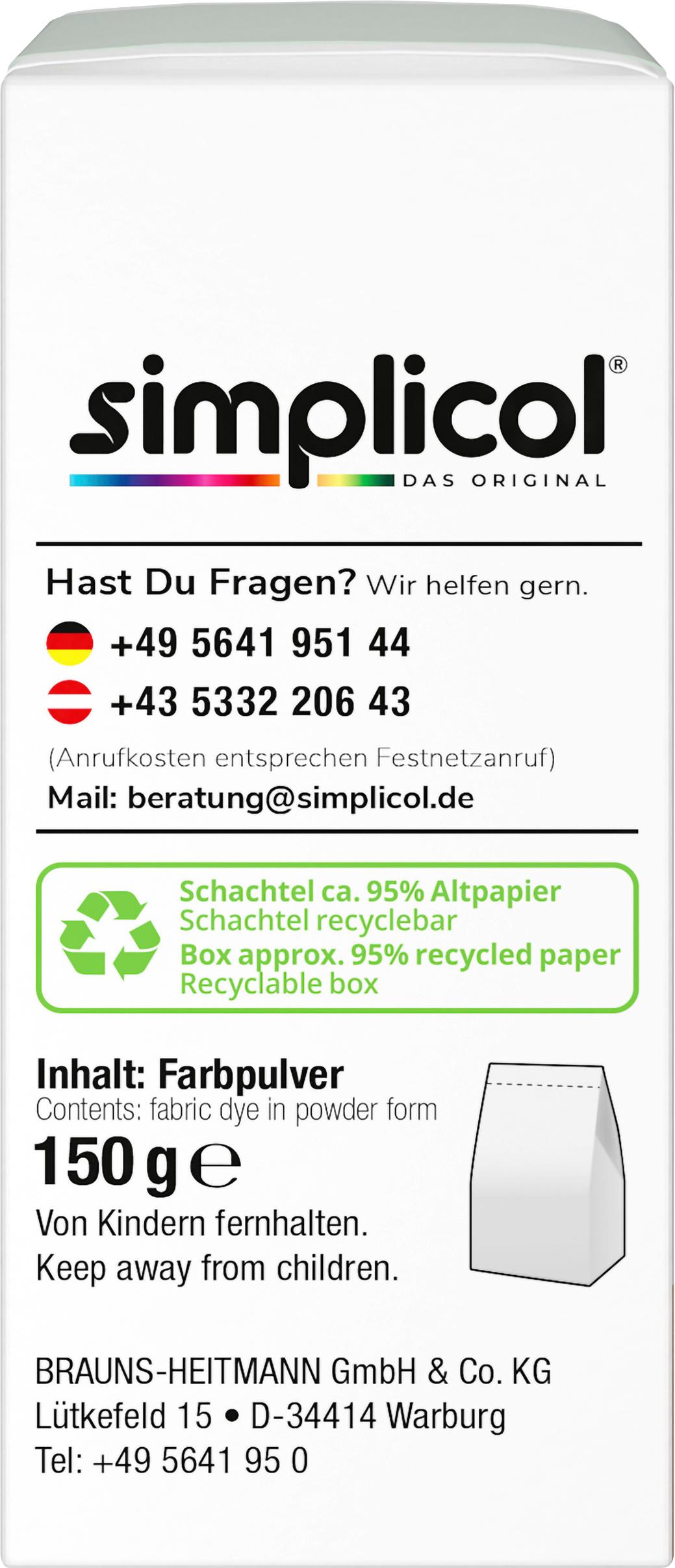 Produktbild simplicol Textilfarbe Expert Salbei-Grün 4 von 5