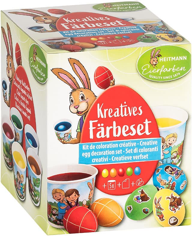 HEITMANN Eierfarben Kreatives Färbeset