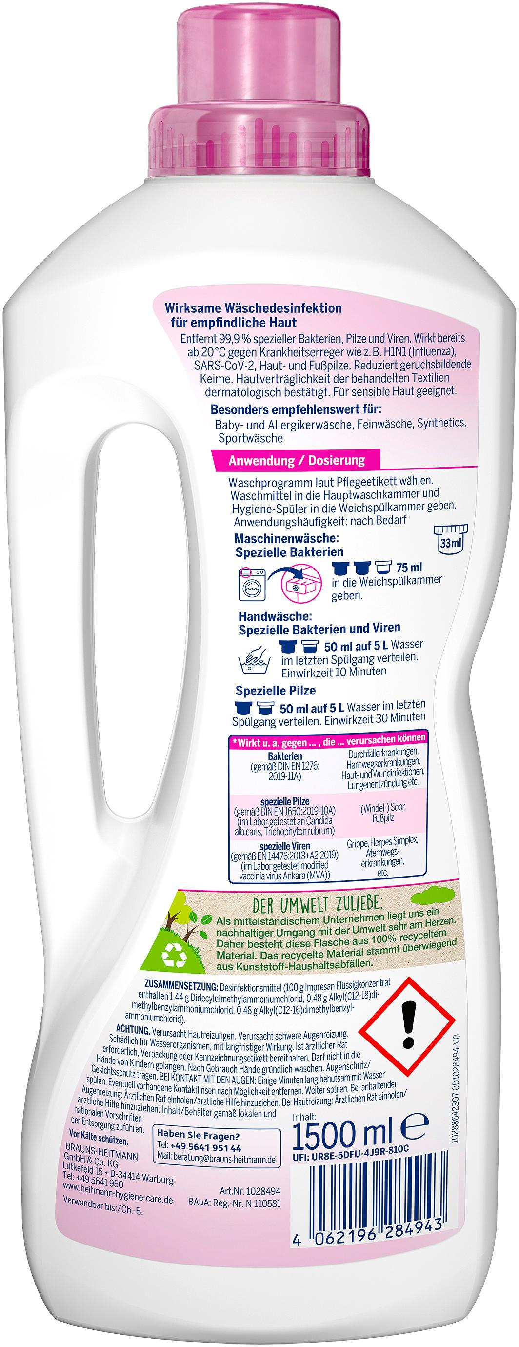 Produktbild Impresan Hygienespüler Sensitiv 2 von 6