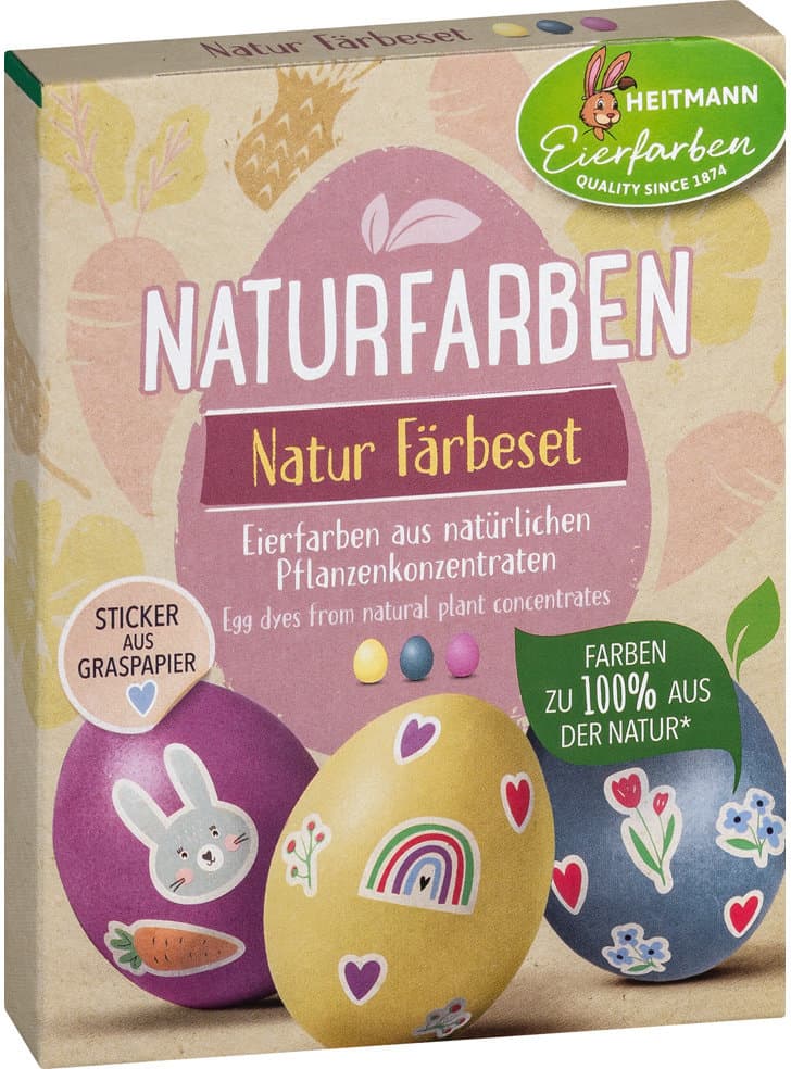 HEITMANN Eierfarben Natur Färbeset