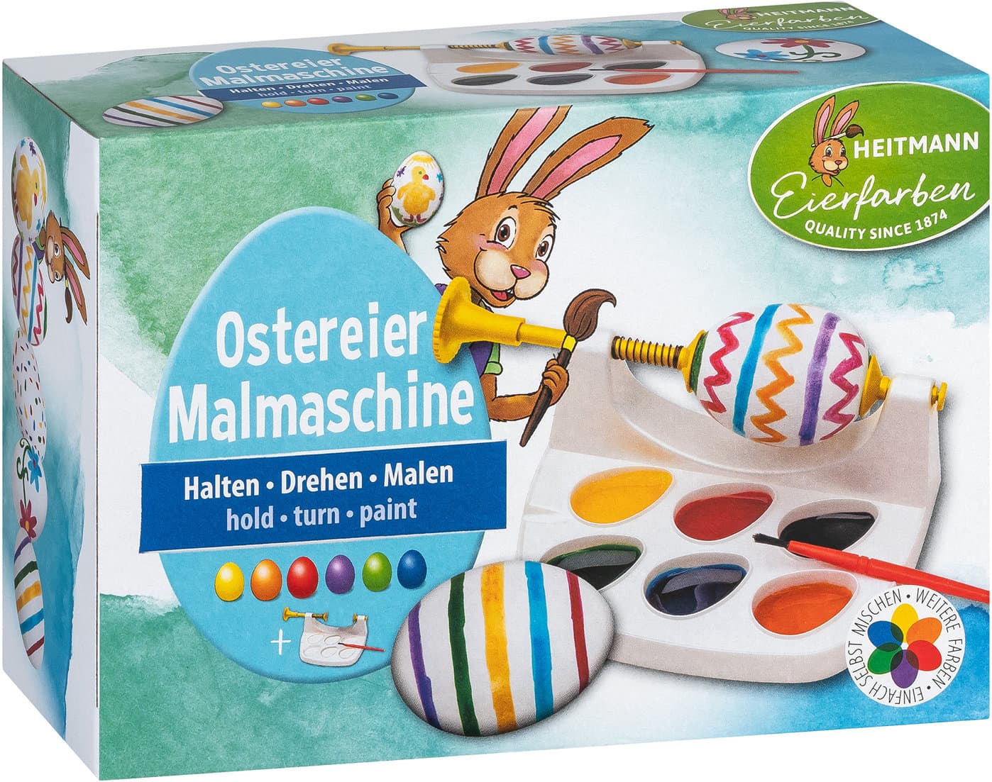 HEITMANN Eierfarben Ostereier Malmaschine