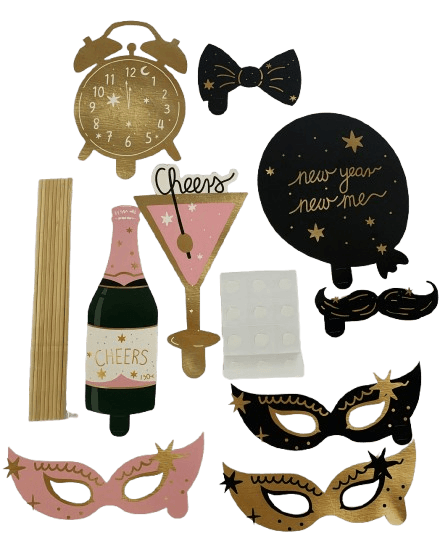 DECO LOVE Kuchenaufleger Silvester