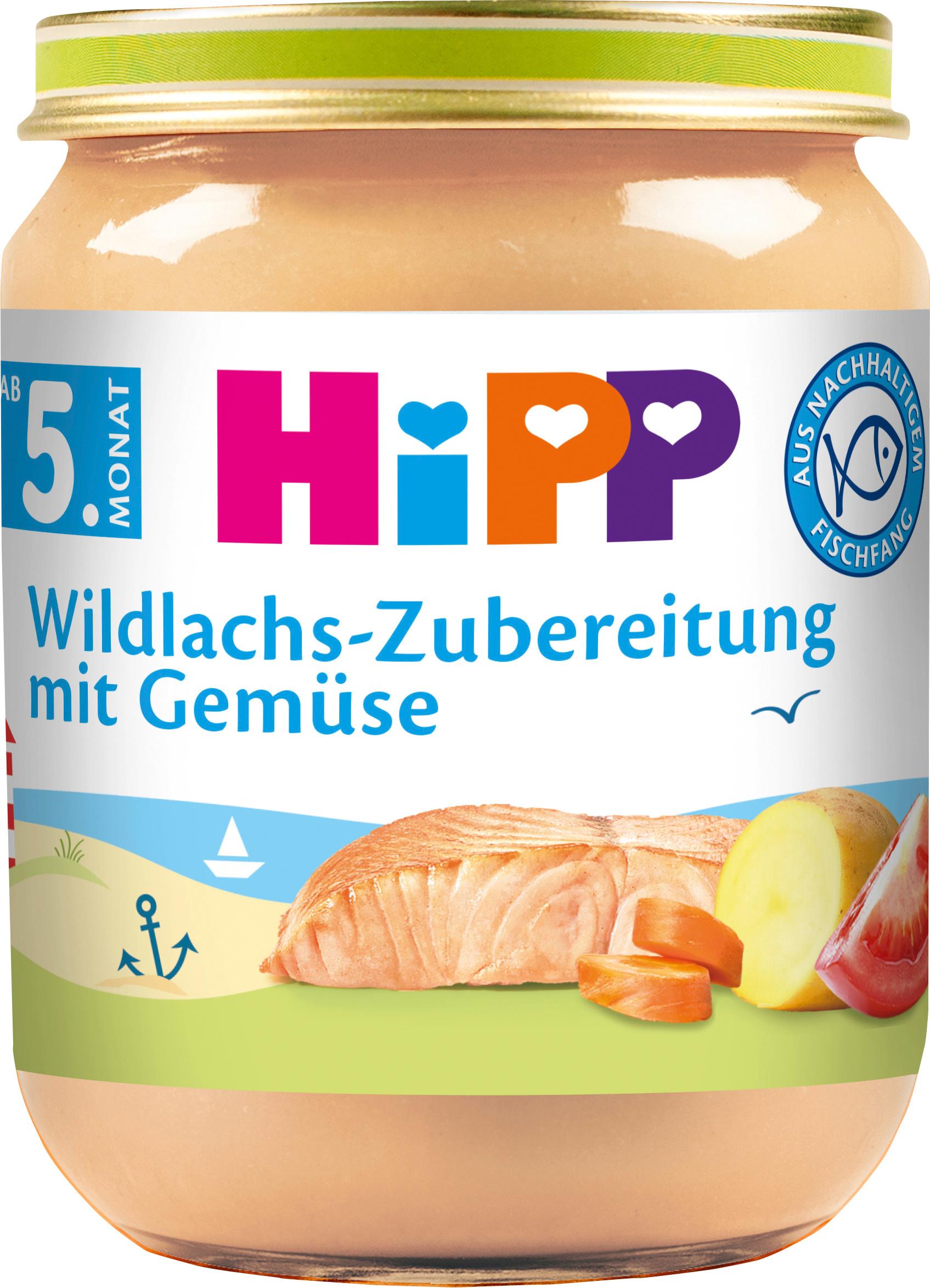 HiPP Bio Wildlachs-Zubereitung mit Gemüse