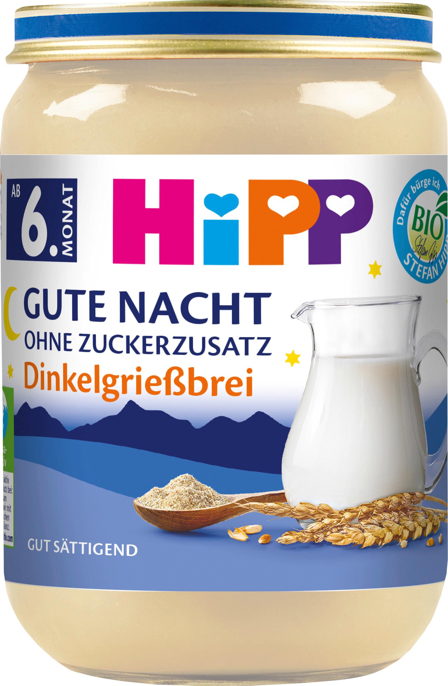 HiPP Bio Gute Nacht Dinkelgrießbrei