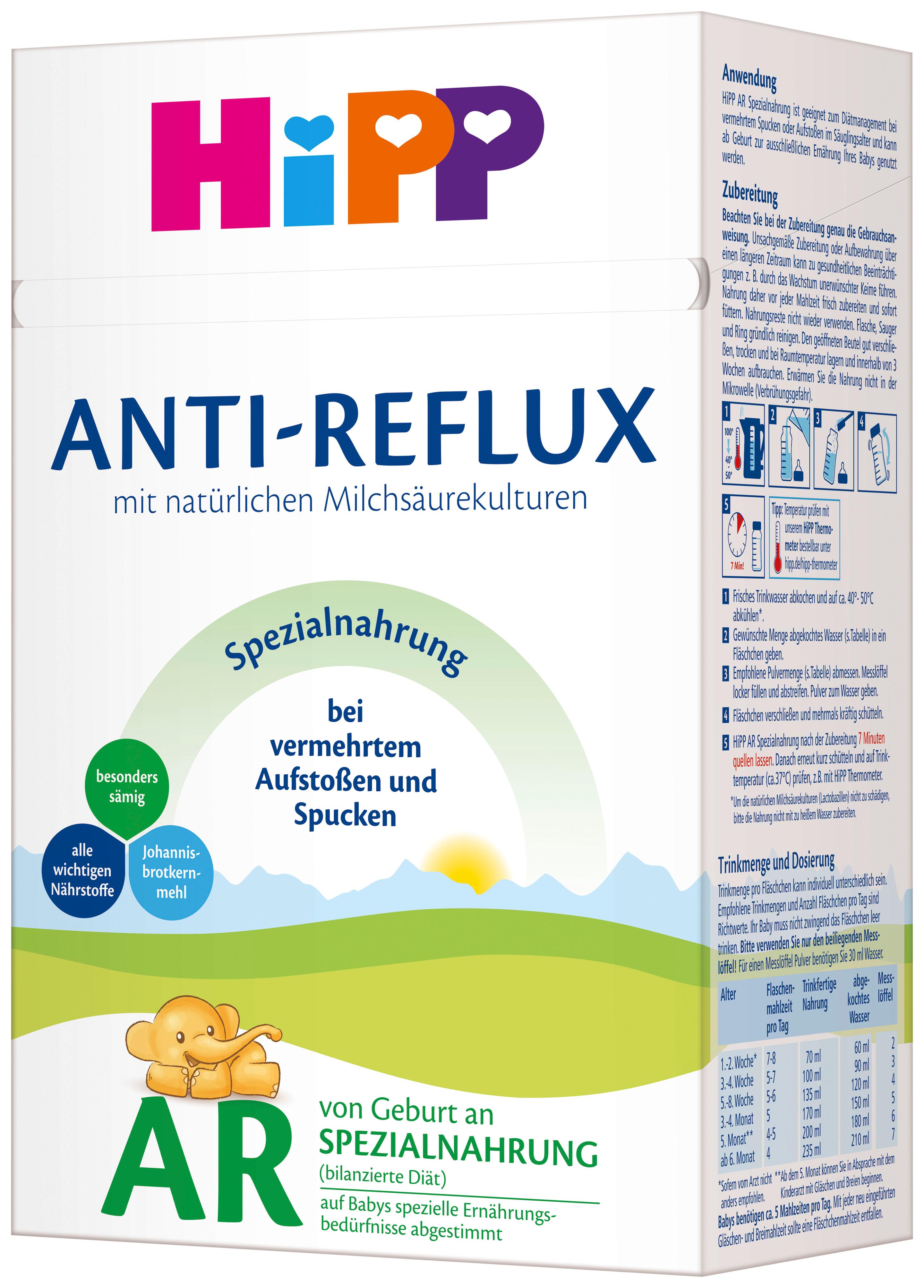 Produktbild HiPP Spezialnahrung Anti-Reflux 2 von 2