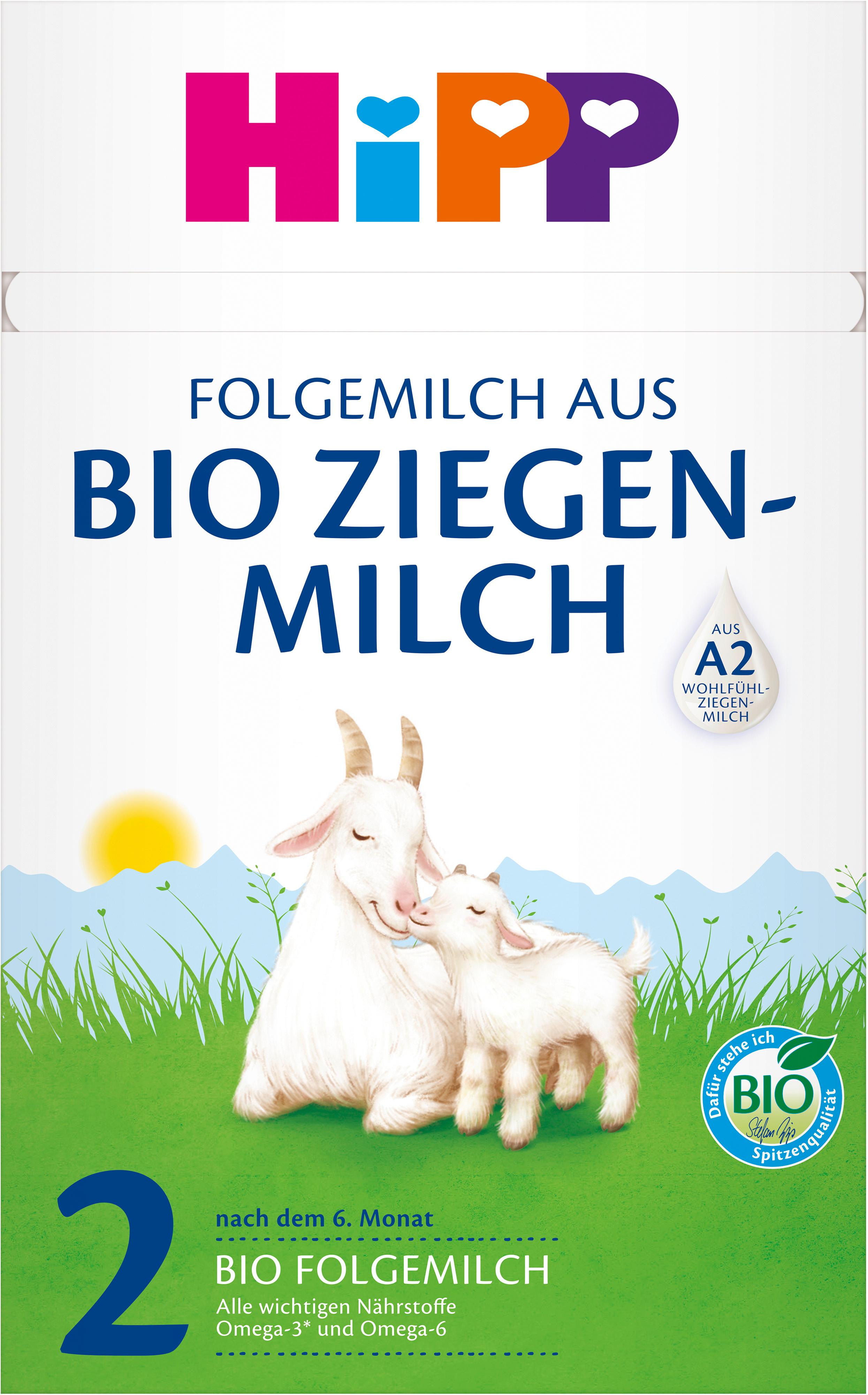 HiPP Milchnahrung aus Bio Ziegenmilch 2 Folgemilch aus Bio Ziegenmilch