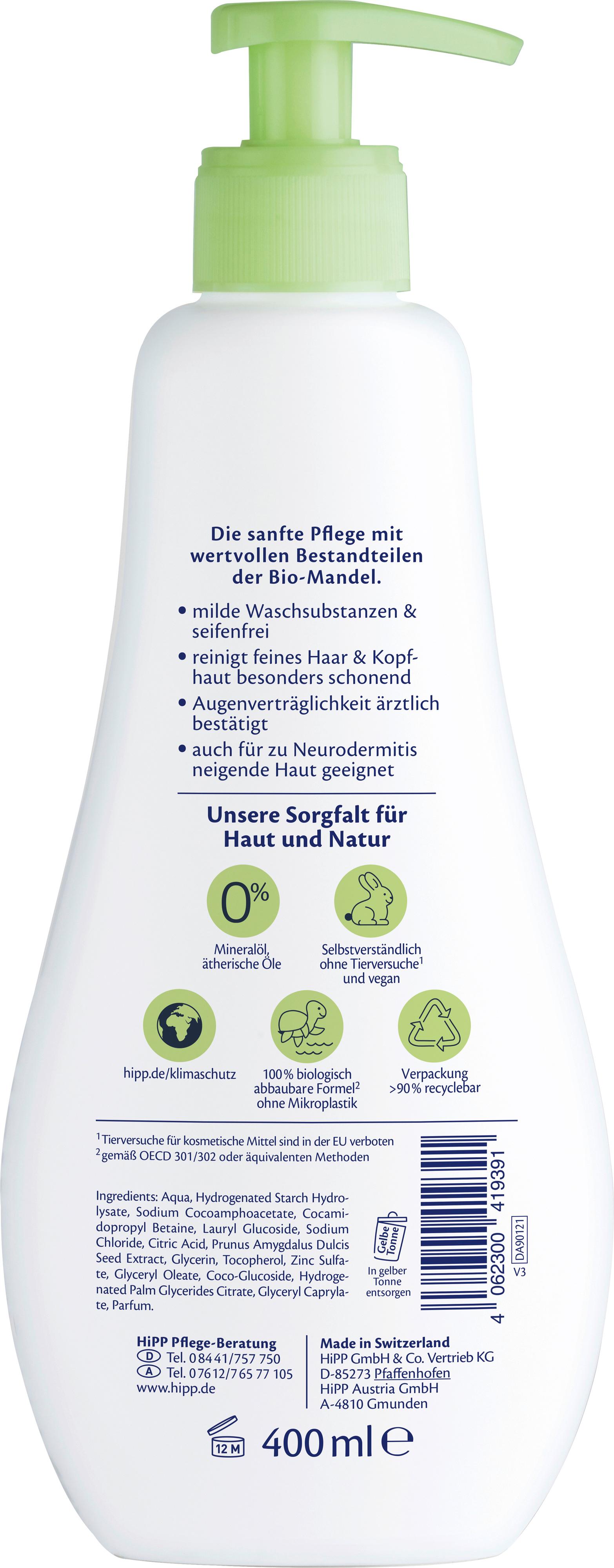 Produktbild HiPP Babysanft Haut und Haar Waschgel Sensitiv 2 von 2