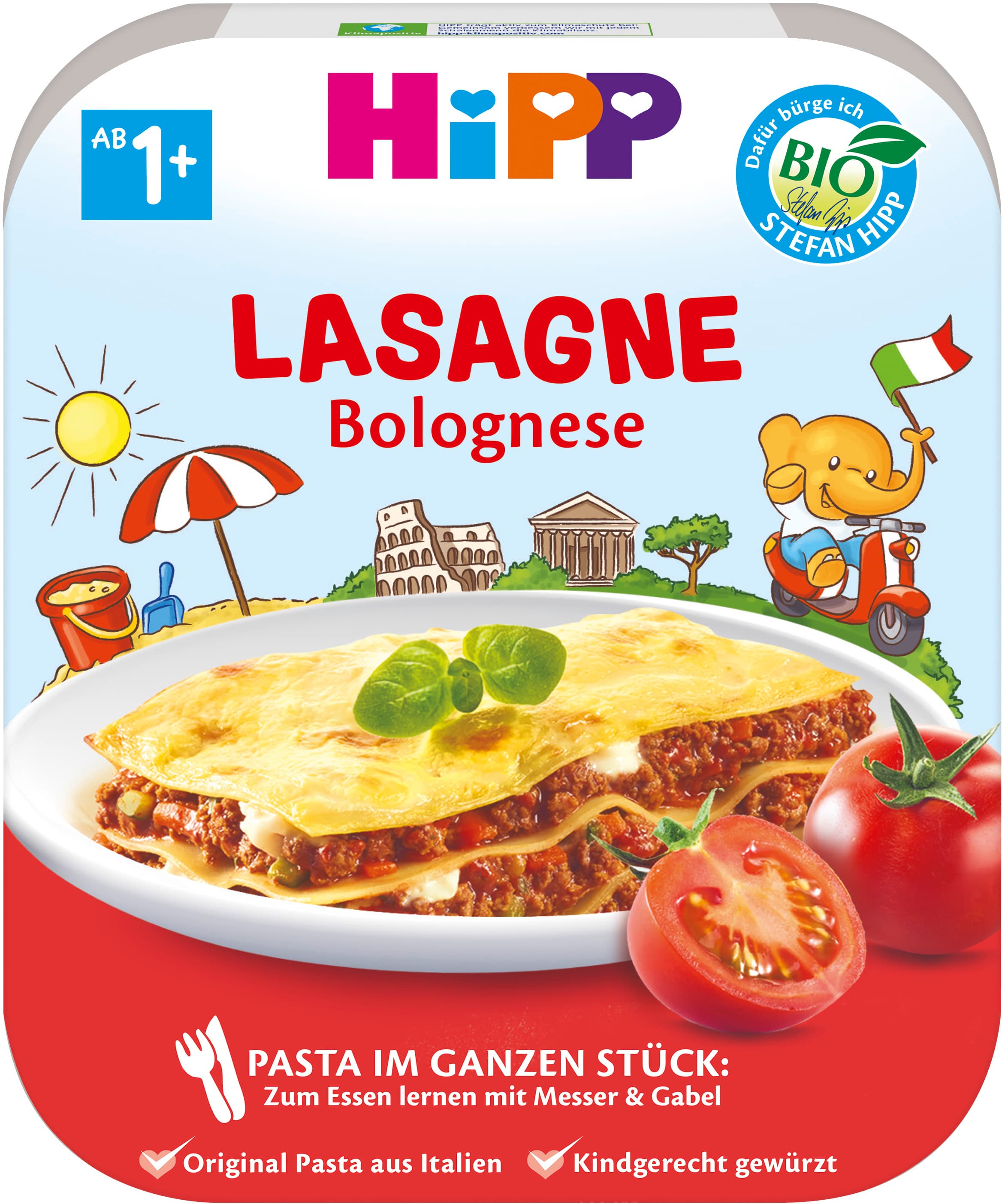 HiPP Bio für Kinder Lasagne Bolognese