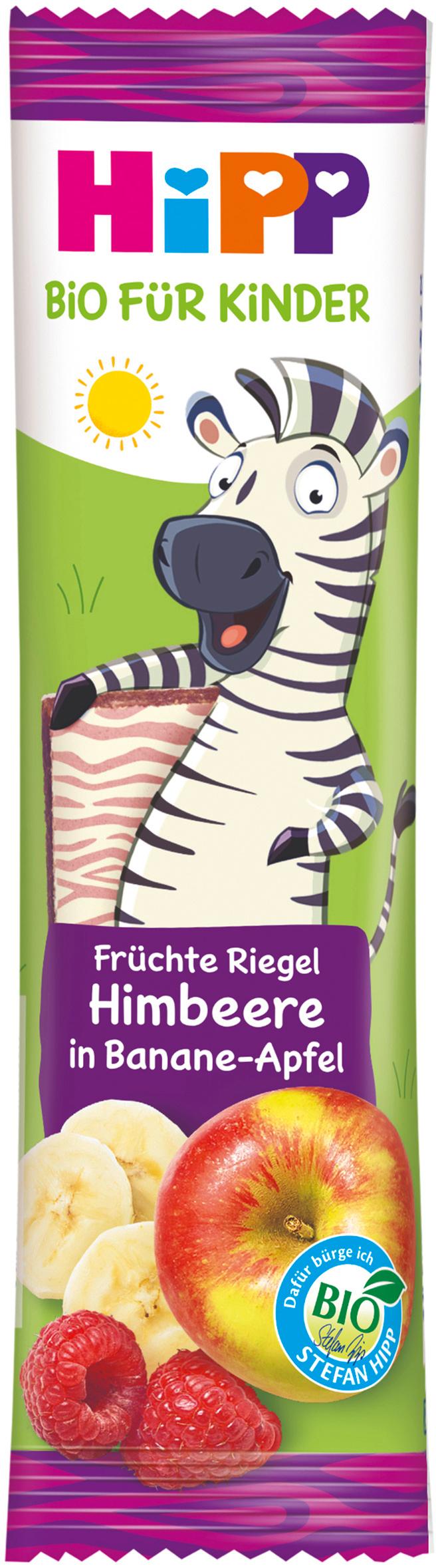 HiPP Bio Riegel Himbeere in Banane-Apfel
