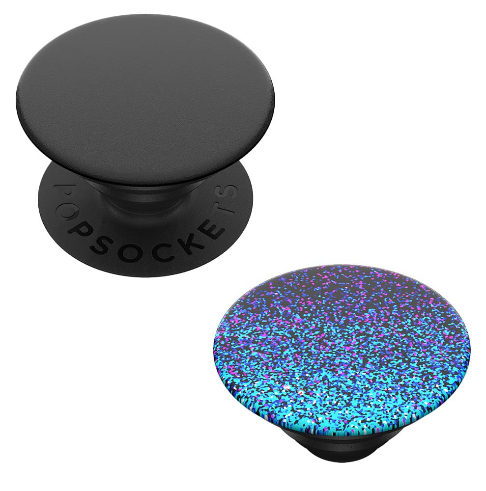 PopSockets PGP 2 in 1 Black + PopTop Celebration
