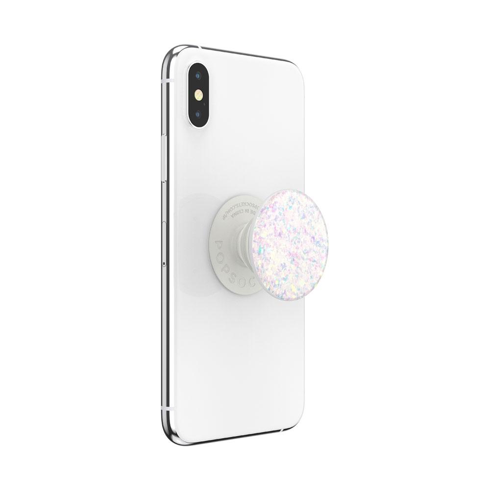 Produktbild PopGrip - ausziehbarer Handy-Griff Handyhalter -  Iridescent Confetti White 2 von 7