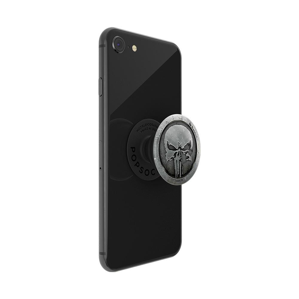 Produktbild PopGrip - ausziehbarer Handy-Griff Handyhalter -  Punisher Monochrome 3 von 7