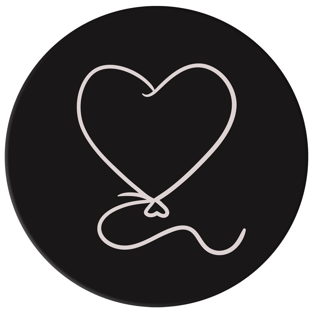 POPSOCKETS POPGRIP BASIC HEART BALLOON