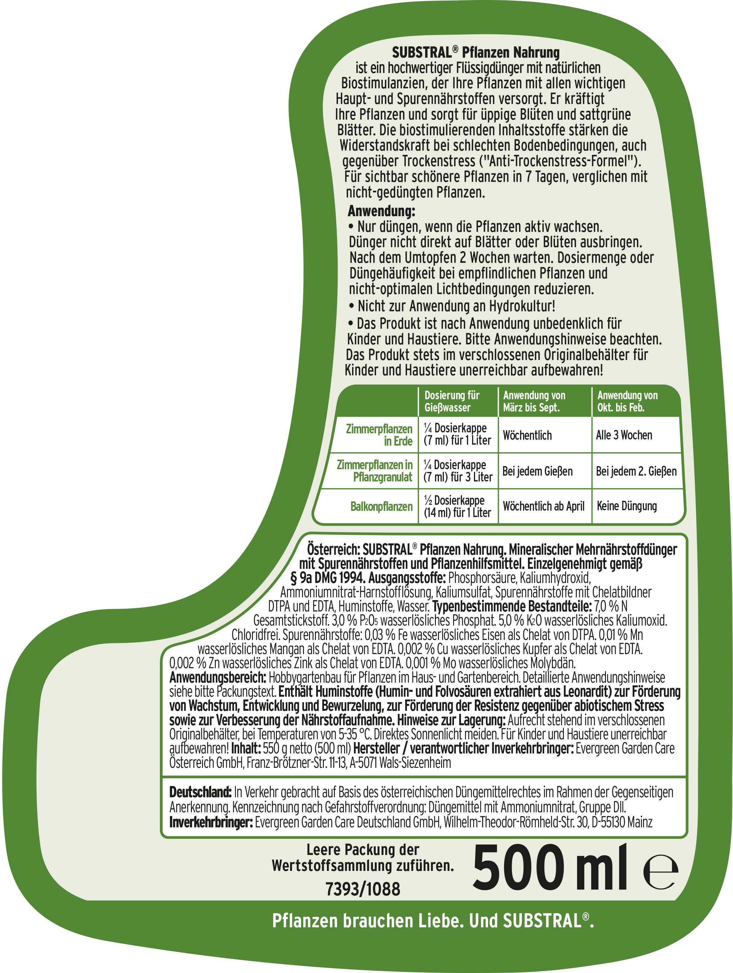 Produktbild Substral Pflanzen-Nahrung 2 von 2