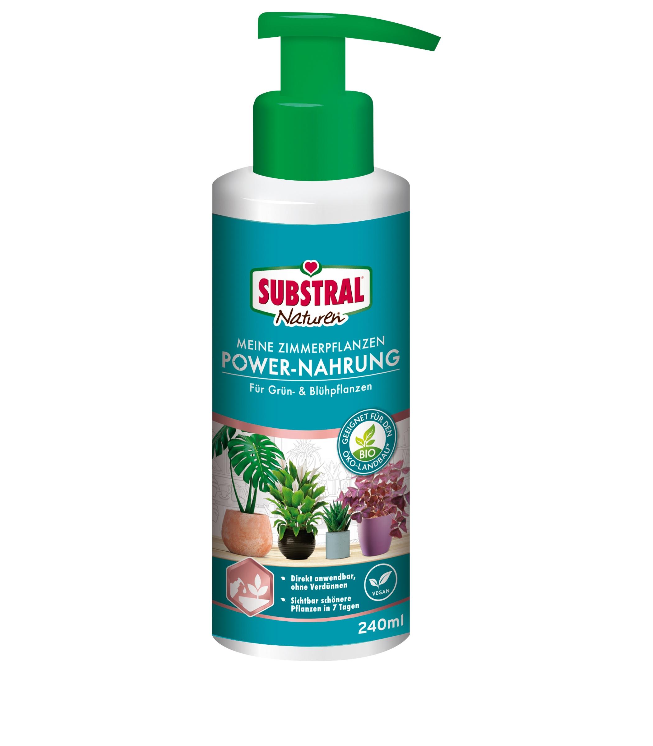 Substral Naturen Meine Zimmerpflanzen Power-Nahrung für Grün-&Blühpflanzen