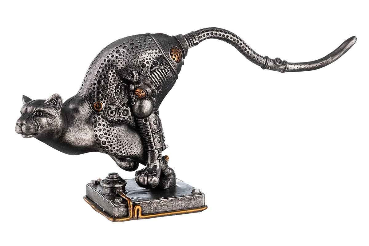 Casablanca Steampunk Poly Skulptur Gepard H=17cm