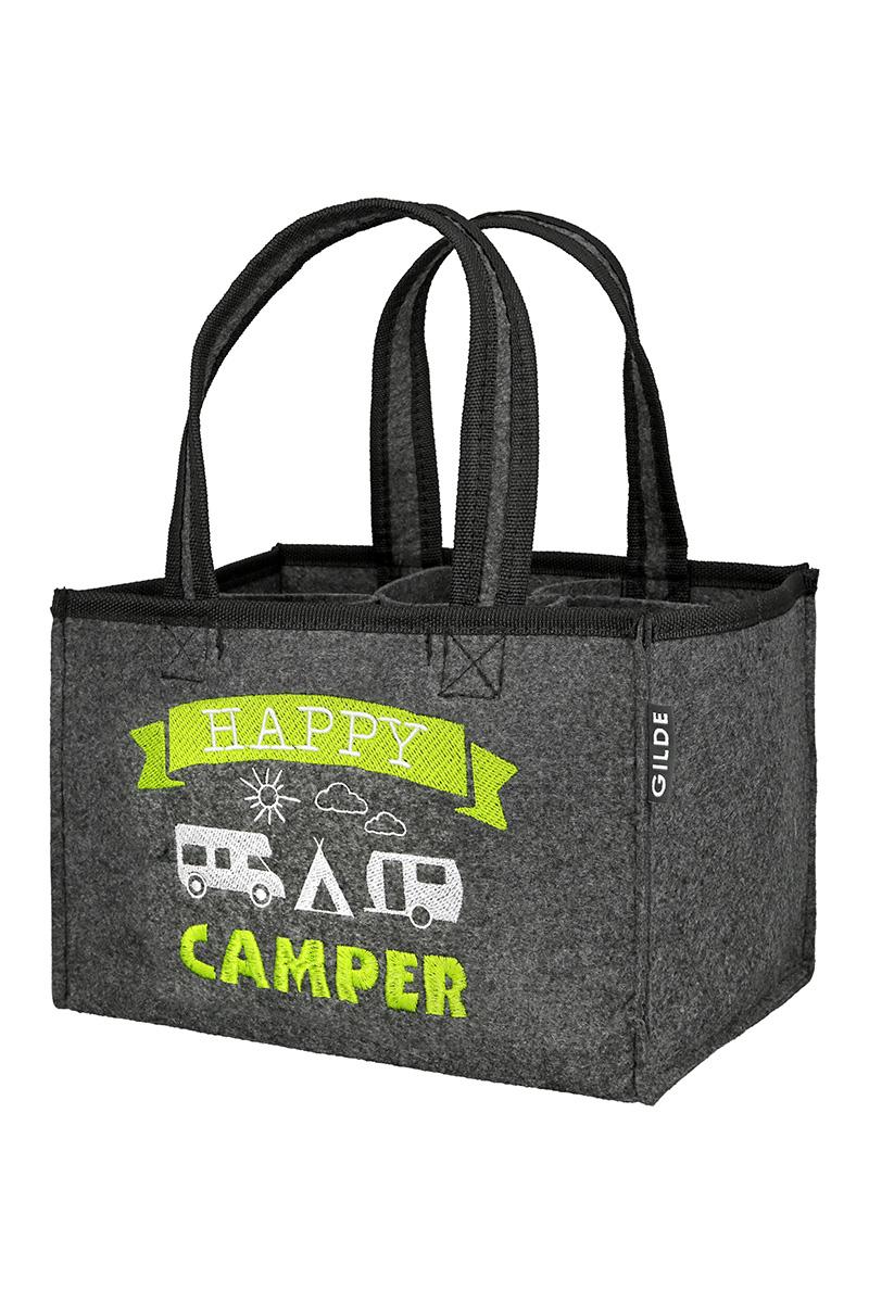 GILDE Flaschentasche Happy Camper