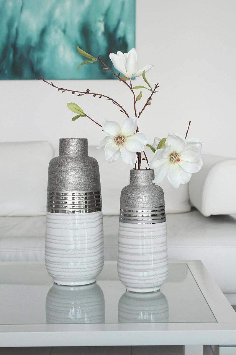 Produktbild GILDE Keramik Flaschenvase Lavena H=31cm 2 von 2
