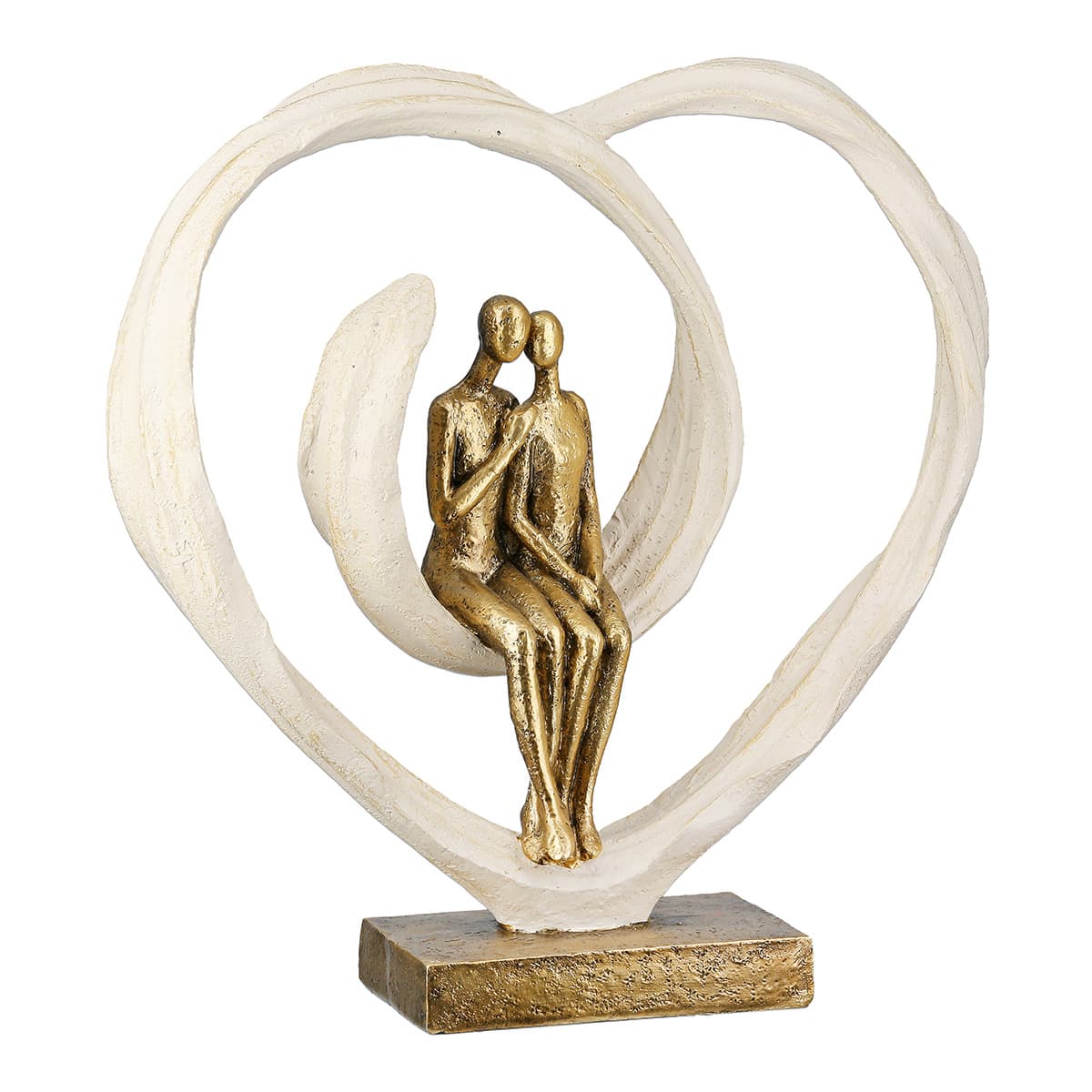 Produktbild GILDE Skulptur Herz Passion Paarmotiv 4 von 4