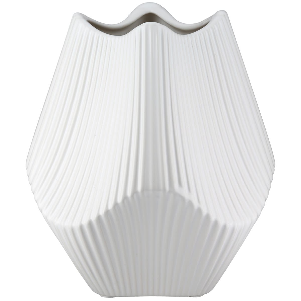 GILDE Vase Lamellen H=18cm