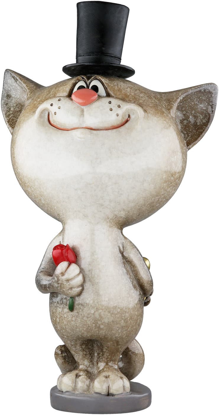 GILDE Figur Katze Gentleman