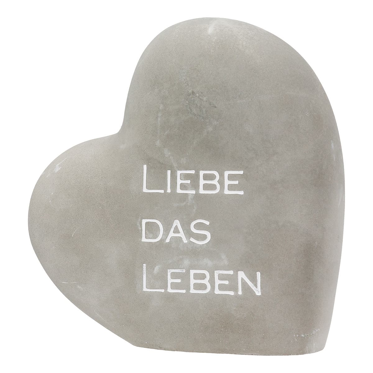GILDE Dekoobjekt Herz Liebe das Leben