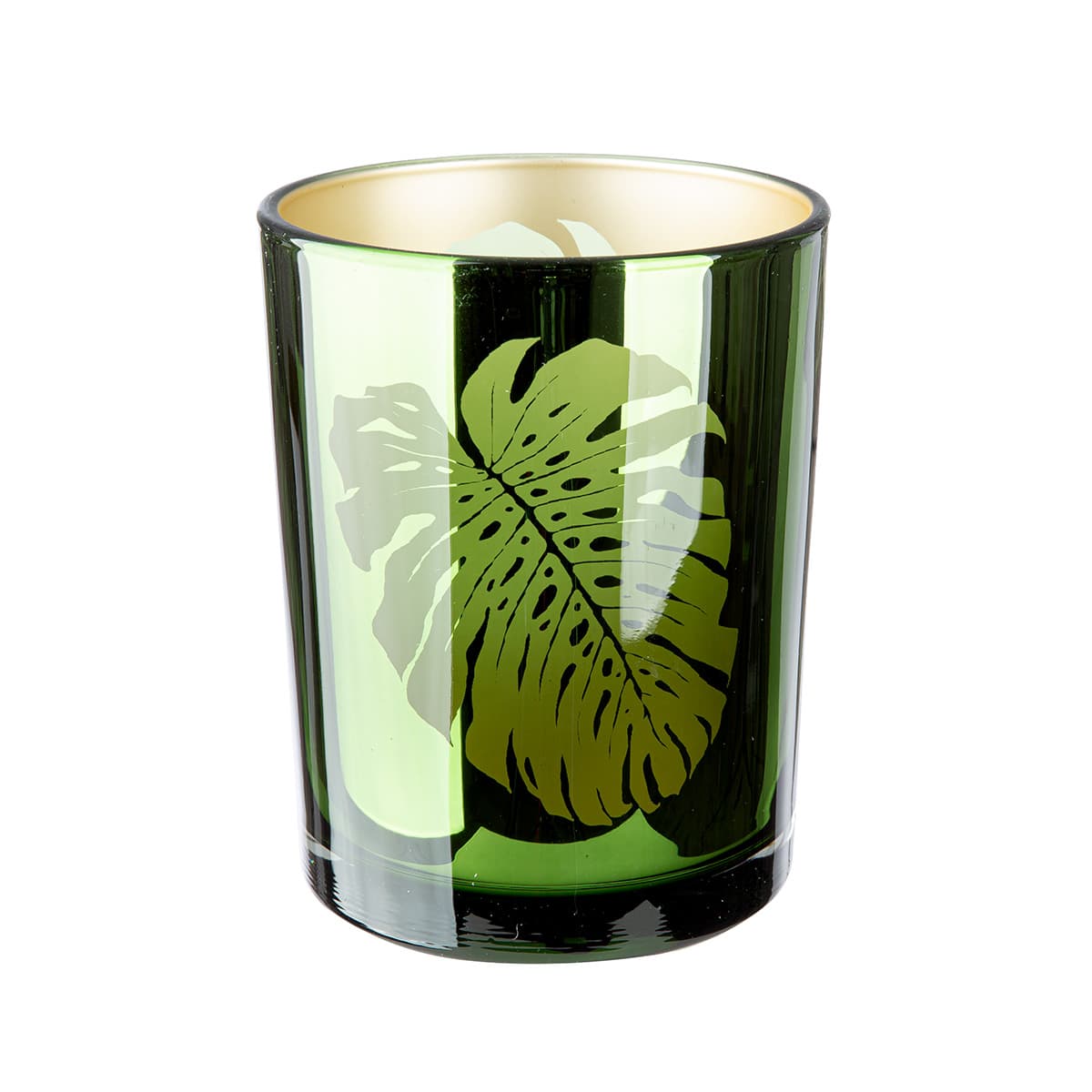 GILDE Windlicht Monstera H=12,5cm