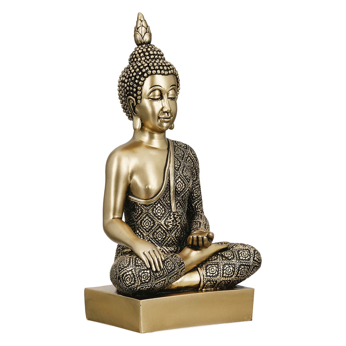 GILDE Figur Denkender Buddha 