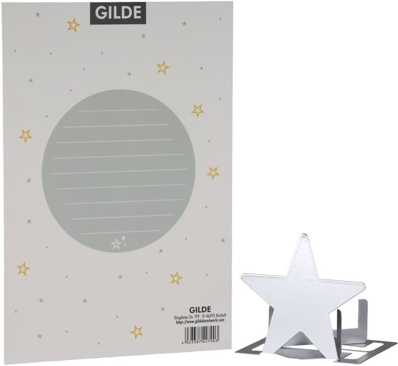 GILDE Grußkarte Stern