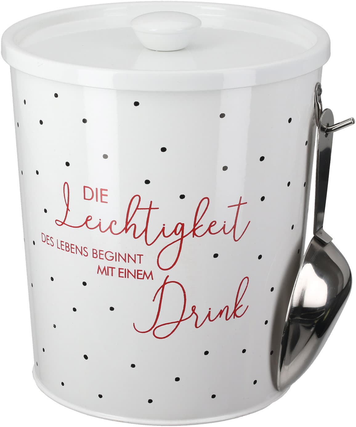 GILDE Eiswürfelbehälter Die Leichtigkeit des Lebens beginnt mit einem Drink