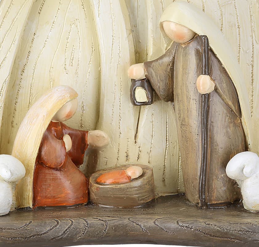 GILDE Krippe Heilige Familie H=16,5cm
