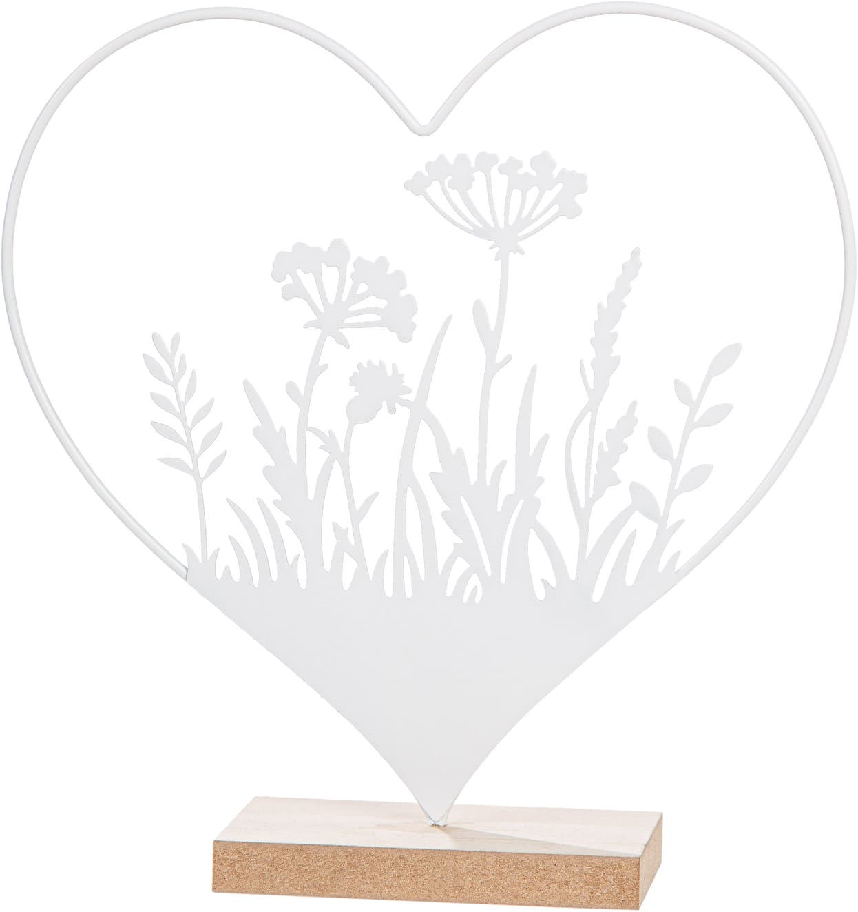 GILDE Standrelief Herz H=16cm