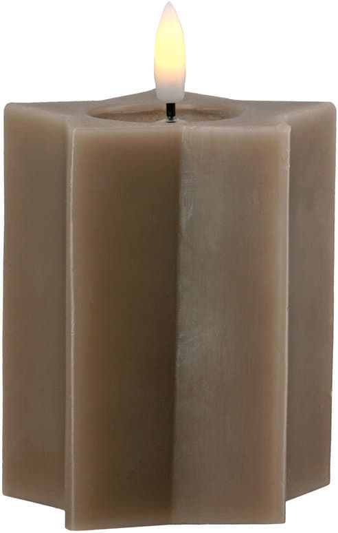 GILDE LED-Stumpenkerze Lumara H=13cm