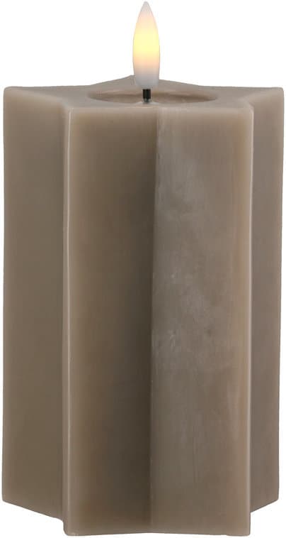 GILDE LED-Stumpenkerze H=15,5cm