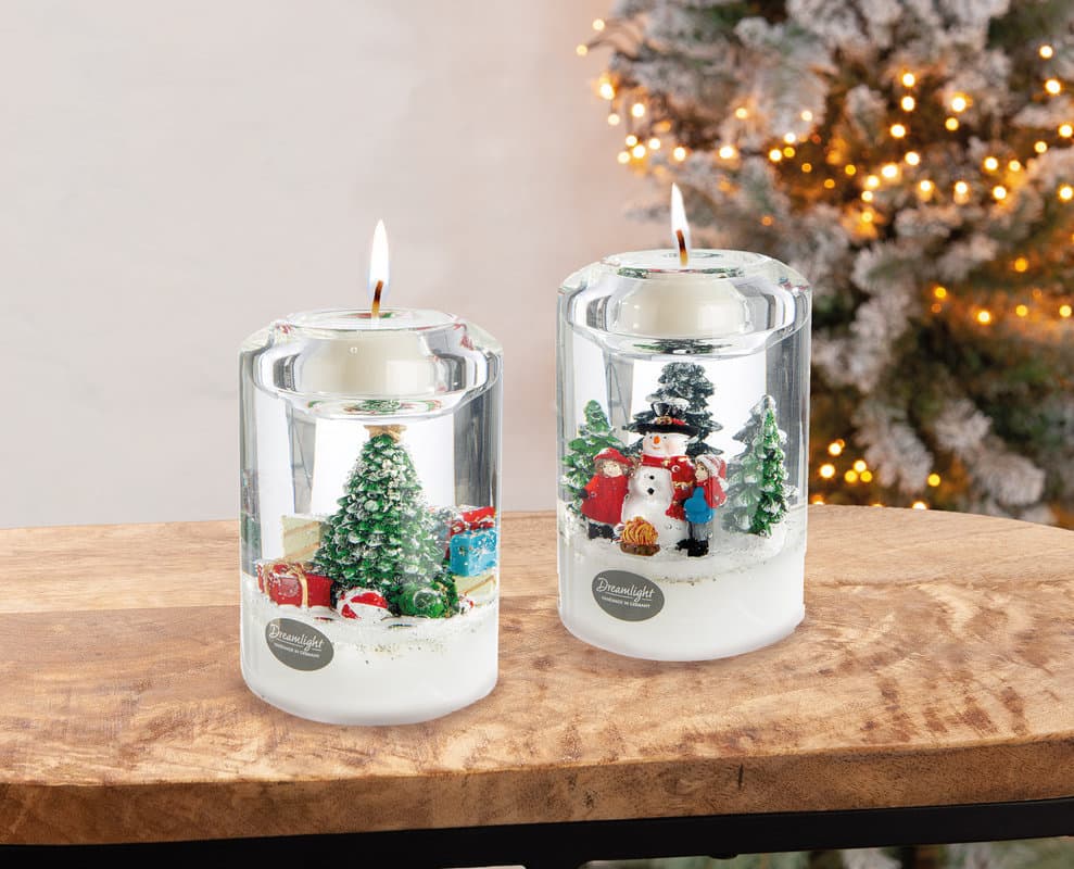 GILDE Dreamlight Teelichtleuchter Wonderland Christmas Tree