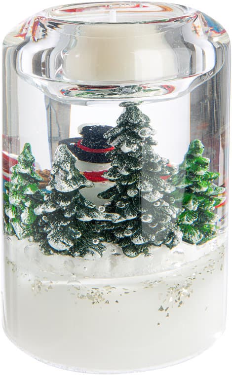 GILDE Dreamlight Teelichtleuchter Wonderland Snowman