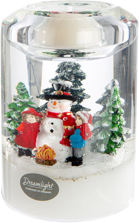 GILDE Dreamlight Teelichtleuchter Wonderland Snowman