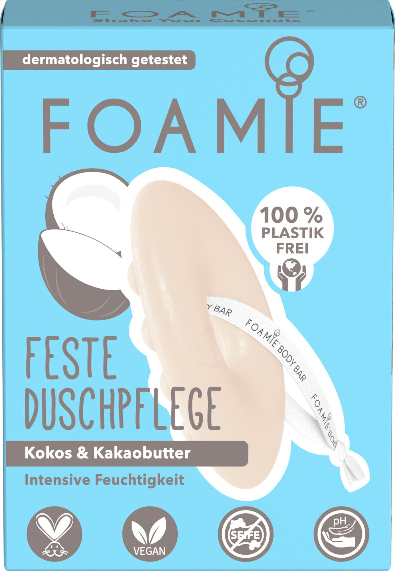 FOAMIE Feste Duschpflege Shake Your Coconuts Intensive Feuchtigkeit mit Kokosnussöl