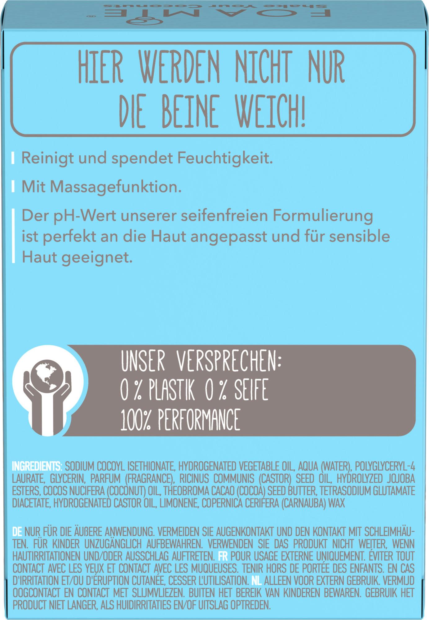 Produktbild FOAMIE Feste Duschpflege Shake Your Coconuts Intensive Feuchtigkeit mit Kokosnussöl 2 von 3