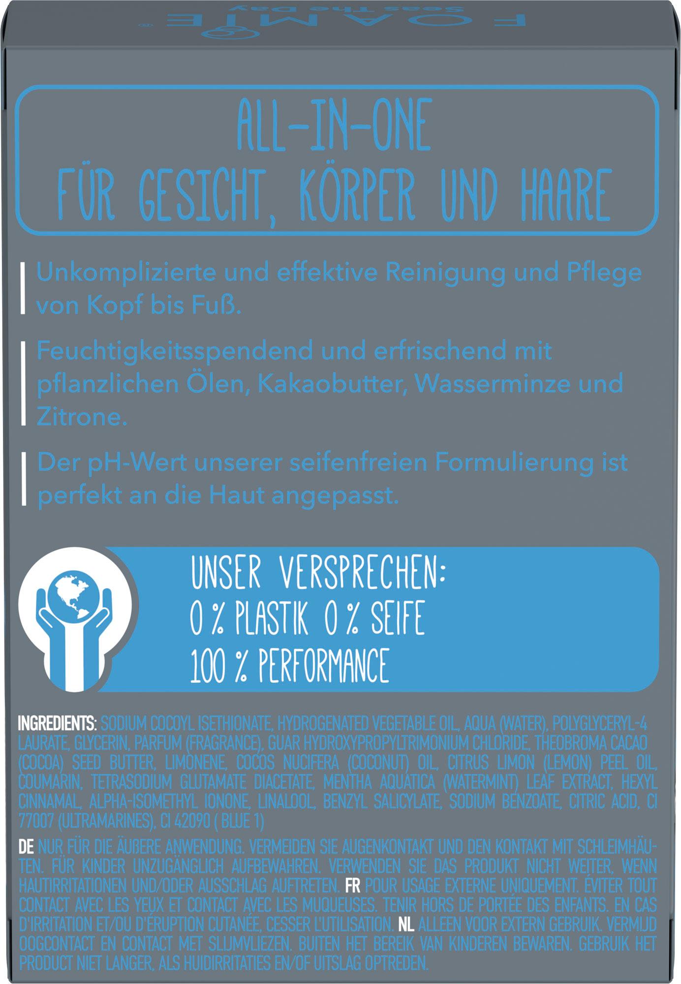 Produktbild FOAMIE 3 in 1 Feste Duschpflege Wasserminze&Zitrone 2 von 3
