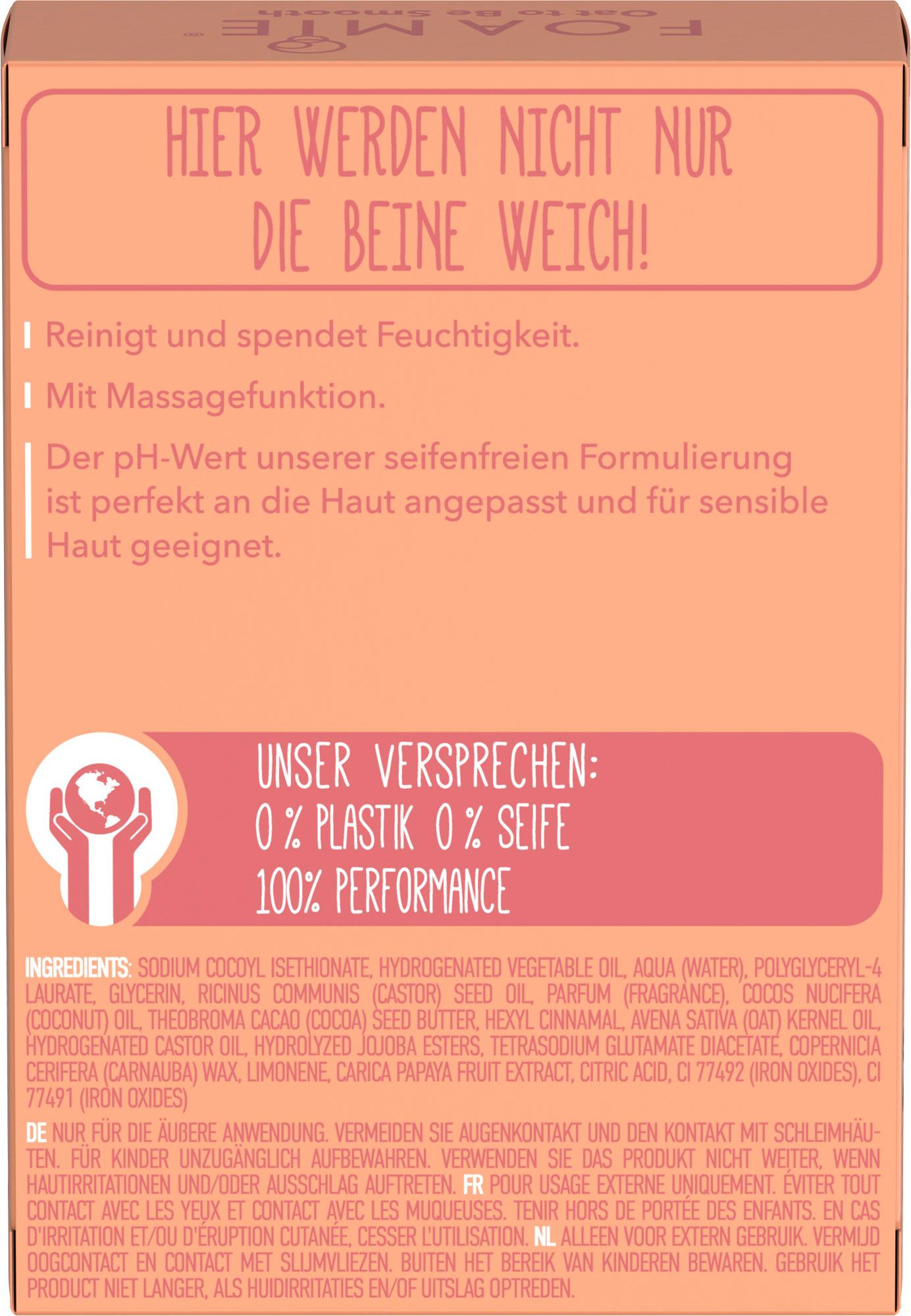 Produktbild FOAMIE Feste Duschpflege Intensive Pflege mit Papaya und Hafermilch 2 von 5