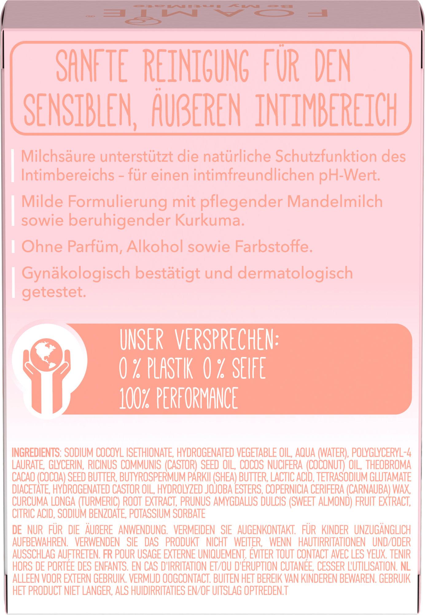 Produktbild FOAMIE Waschlotion Fest Intim Milchsäure&Mandelmilch 2 von 3