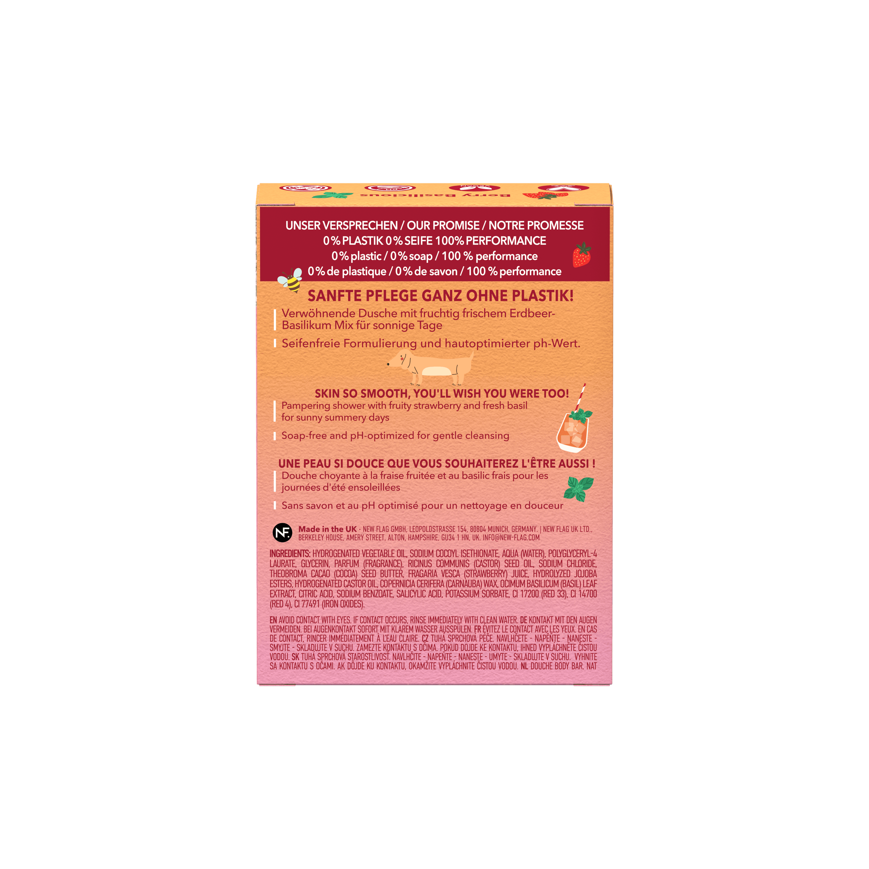 Produktbild FOAMIE Feste Duschpflege Berry Basilicious 4 von 5
