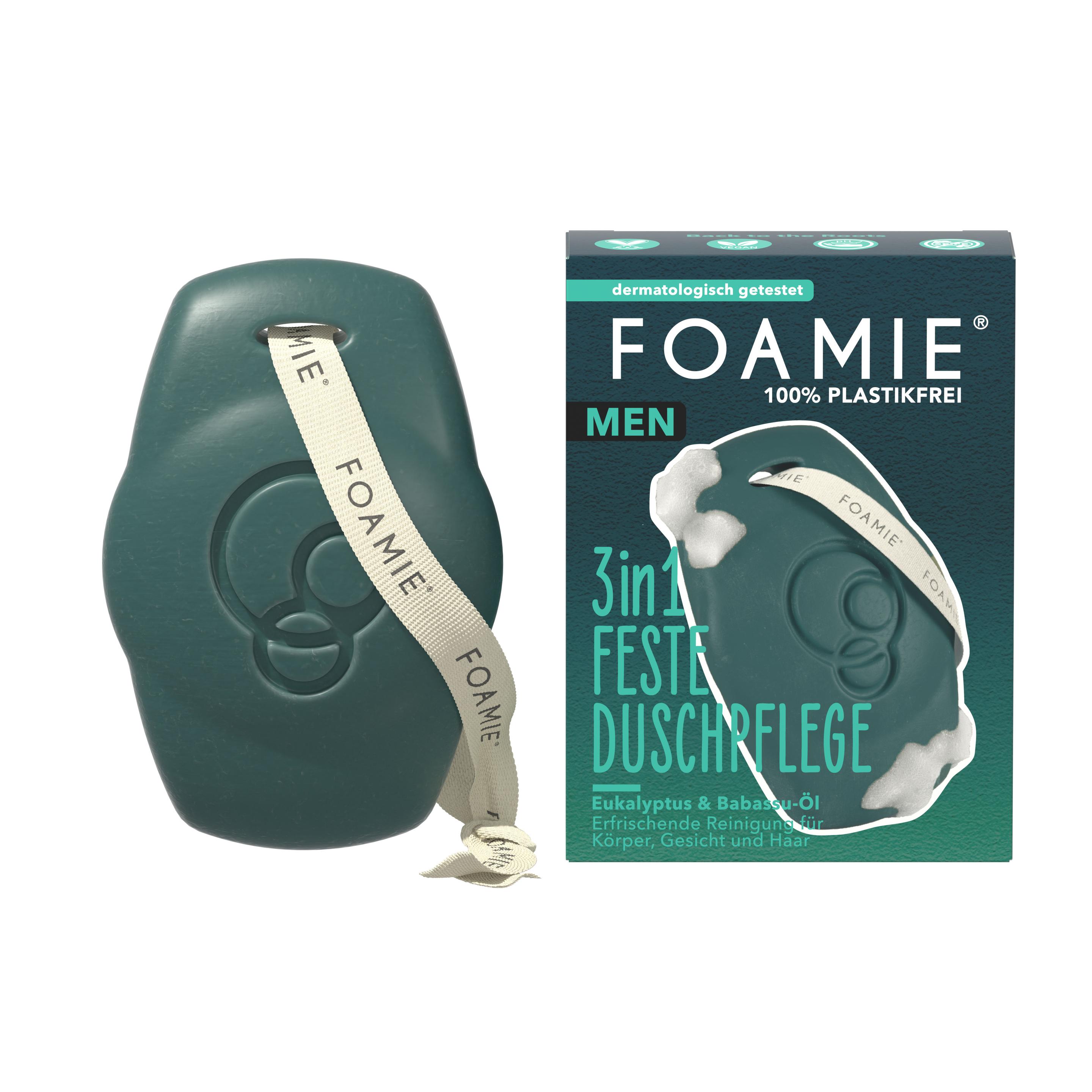FOAMIE Men 3in1 Feste Duschpflege Back To The Roots