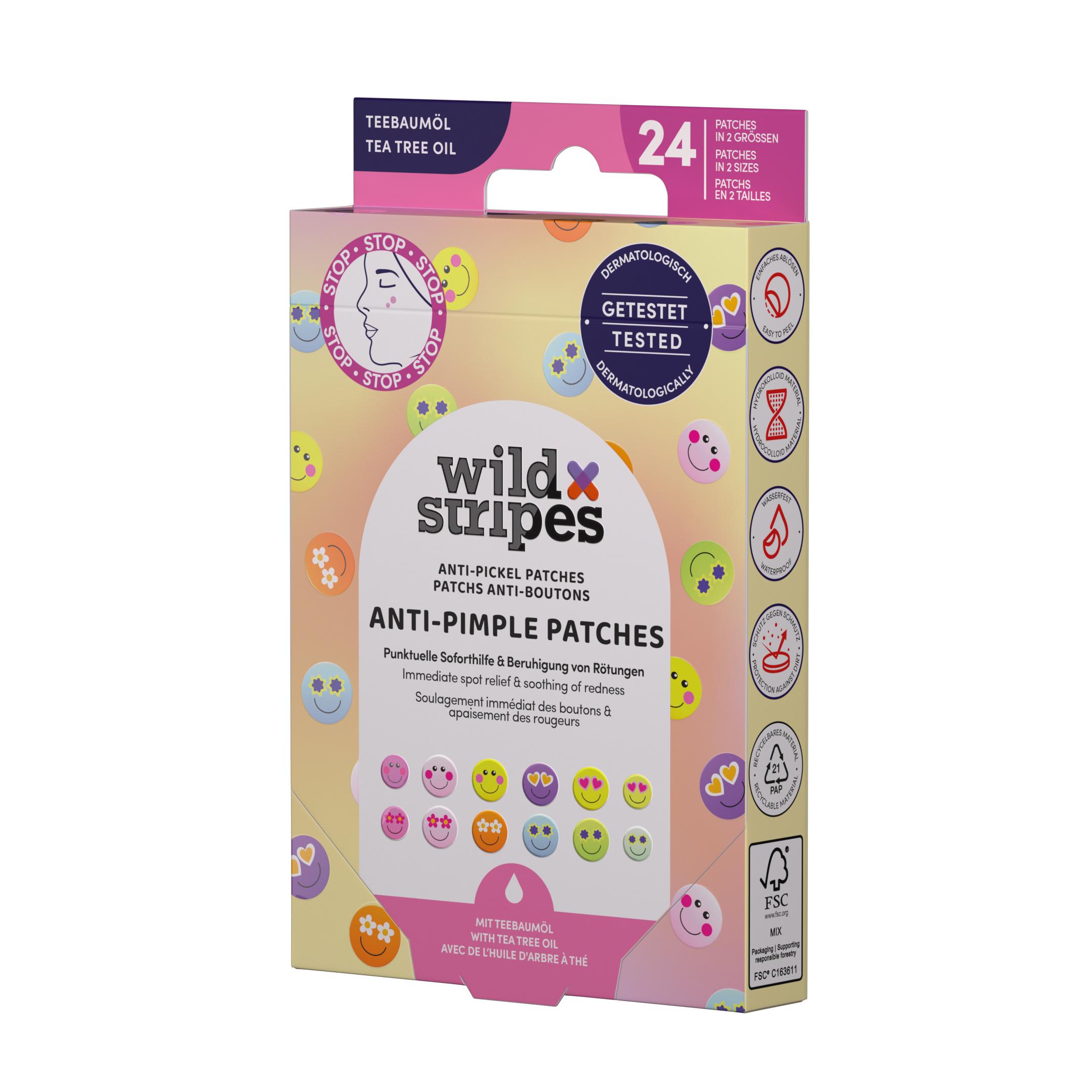 Produktbild Wild Stripes Anti-Pimple Patches Smile Prevent 2 von 4